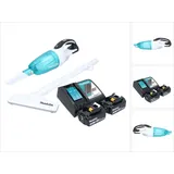 Makita DCL 181 FRFWX Akku Staubsauger 18 V 53 mbar 0,65 L + 2x Akku 3,0 Ah + Ladegerät
