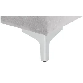 Nehl Liege Greta Mikrofaser 182 x 79 x 86 cm Grau mit Schlaffunktion