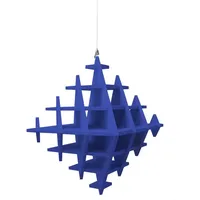 Platino24 Wandpaneel CUBO blau 3 St. 40 x 40