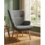INOSIGN Relaxsessel KEADY Hochlehnsessel 68 x 100 x 73 cm Grau