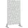 vidaXL Sichtschutz 180 cm grau Stahl