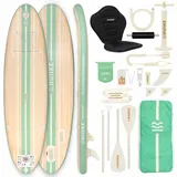 huiike Stand Up Paddling Board 305 x 84 x 15 cm braun/mint