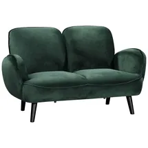 Atlantic Home Collection 2-Sitzer Sofa, Samt, grün