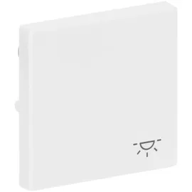 Busch-Jaeger Wippe mit Aufdruck studioweiß