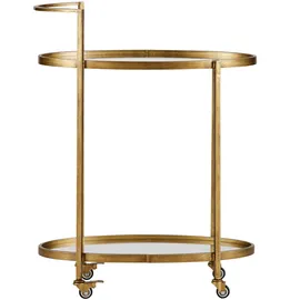 Woood "Push Trolley", metall antique brass - Bronze