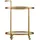 Woood "Push Trolley", metall antique brass - Bronze