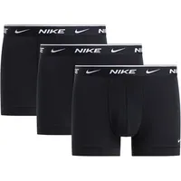 Nike Boxershorts Cotton Stretch schwarz/weiß S 3er Pack