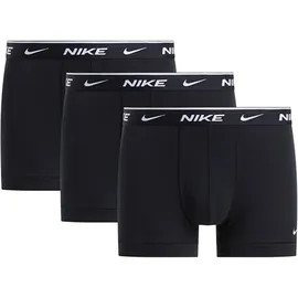 Nike Boxershorts Cotton Stretch schwarz/weiß S 3er Pack