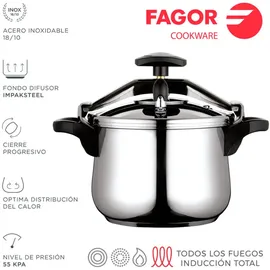 Fagor Klassischer Pumpentopf 6 L 23,5 x 17 cm