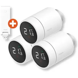 Aqara | Starter Set | 3 Heizkörperthermostaten + Hub