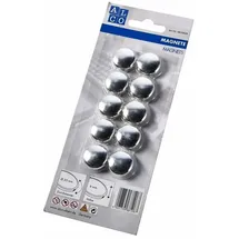 Alco Haftmagnete 8mm Ø 20mm silber
