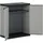 vidaXL Mülltonnenbox Grau und Schwarz 68x40x85 cm PP
