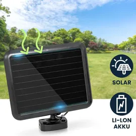 casativo-lighting Außenleuchte Solar 20,0 cm schwarz inkl. Bewegungsmelder