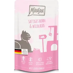 Katzen - Nassfutter MJAMJAM Cat Adult Huhn & Wildlachs