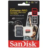 SanDisk Extreme Pro microSDXC UHS-I U3 V30 A2 256 GB + SD-Adapter