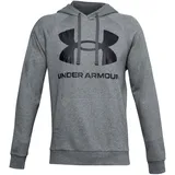 Under Armour Rival Fleece Big Logo Hoodie Herren 012 pitch gray light heather/black S