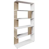 Vicco Raumteiler 80 x 23,6 x 162,6 cm Weiß Sonoma