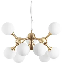 Ideal Lux Nodi 9-flg. Ø 80 cm gold, Metall