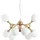 Ideal Lux Nodi 9-flg. Ø 80 cm gold, Metall
