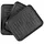 tim gmbh & co. kg Schuhablage 3er Set 27 x 35 cm schwarz / schwarz