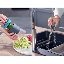 Leifheit Hand-Spiralschneider türkis