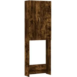 vidaXL Waschmaschinenschrank 64 x 25,5 x 190 cm Räuchereiche Holz