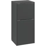 Villeroy & Boch Subway 3.0 Seitenschrank 40 x 86 x 36,2 cm Grau/Schwarz