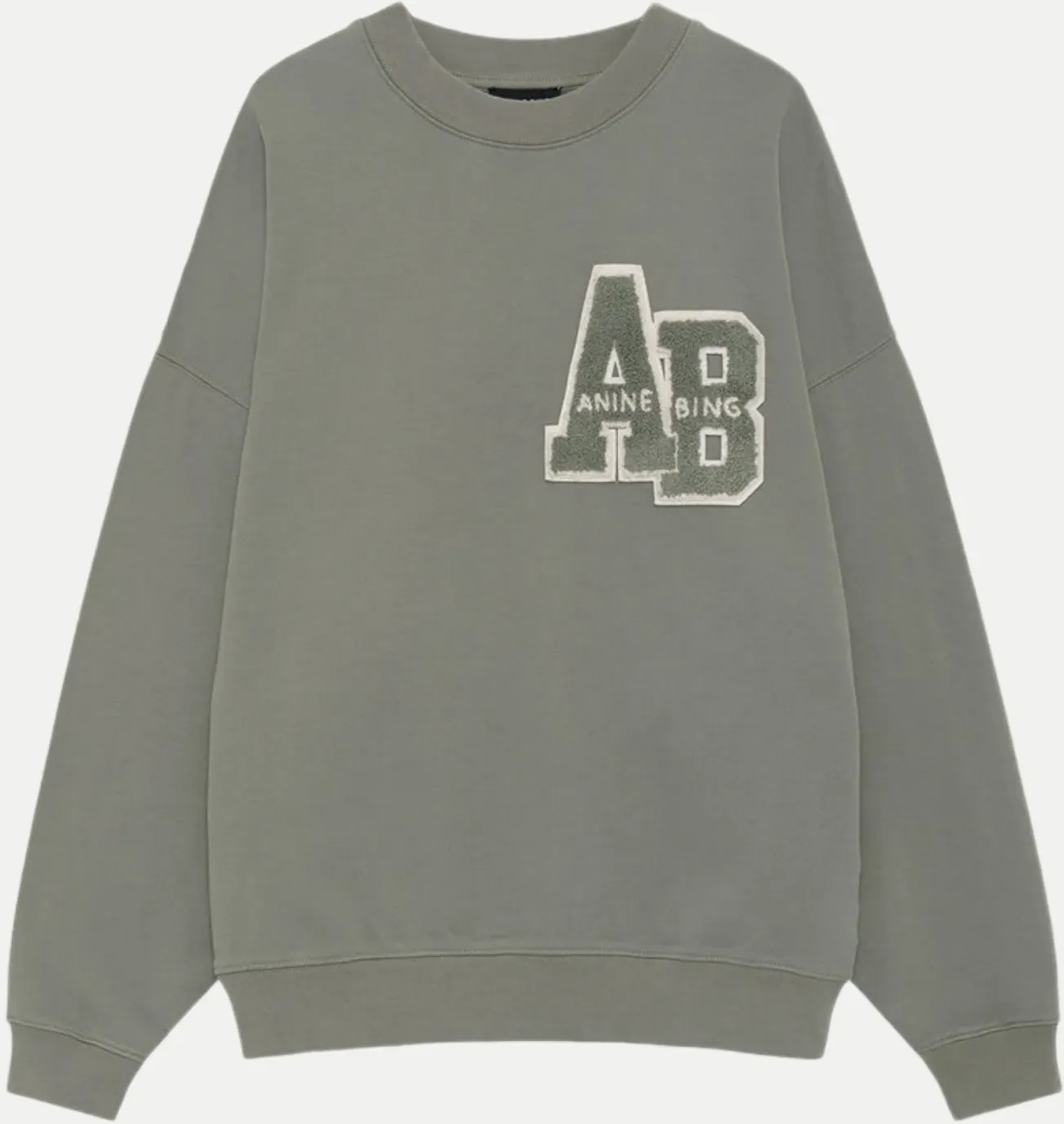 Oversized Pullover MILES LETTERMANN Grau M