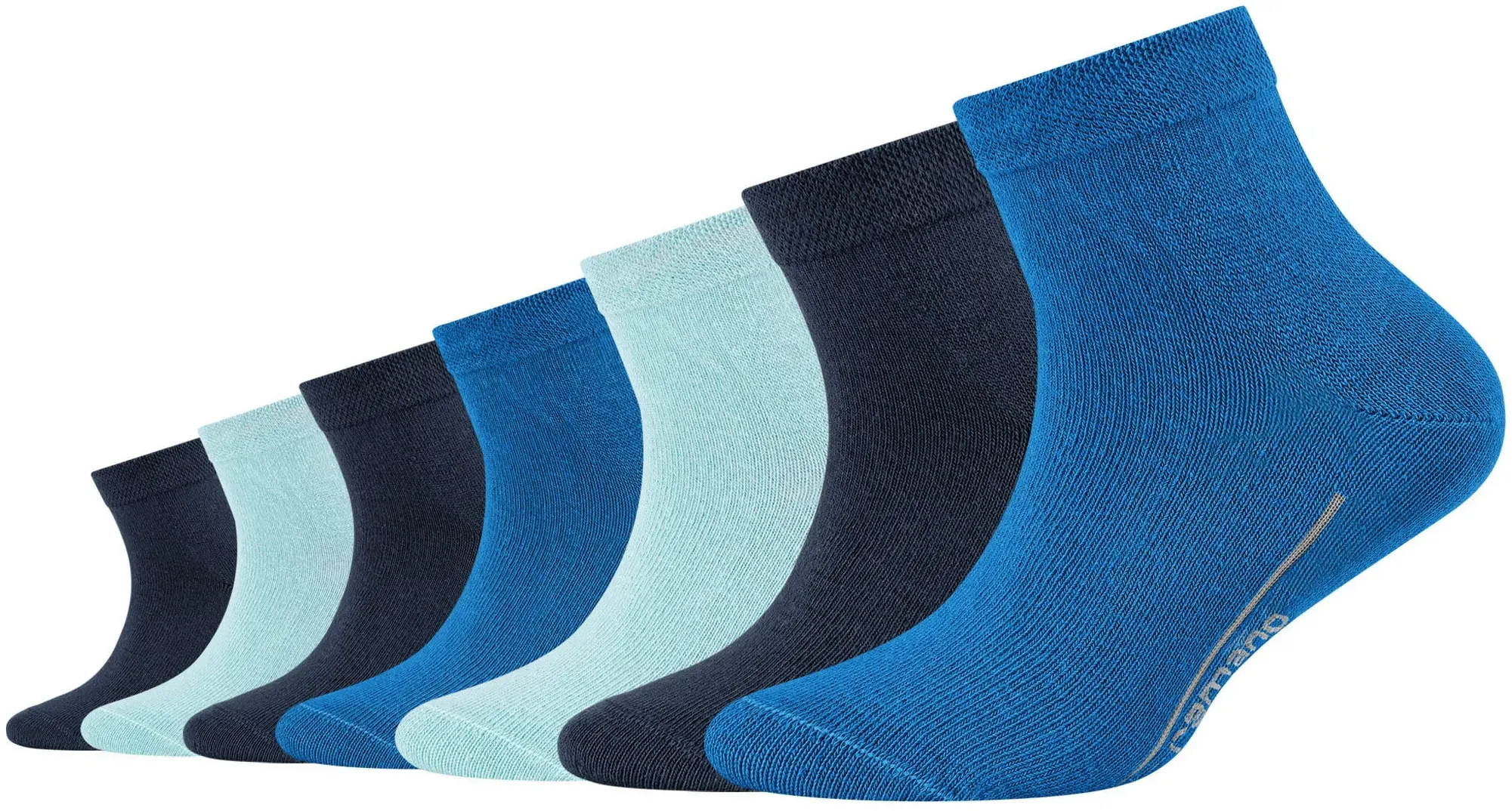 Kurzsocken, (7er Pack), mit verstärktem Fersen- und Zehenbereich, Gr. 35 (38), daphne, , 82510116-35