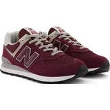 burgundy/white 45