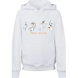 Kapuzenpullover F4NT4STIC "Disney Frozen 2 Olaf Shape-Shifter" Gr. 110/116, weiß Mädchen Pullover Print