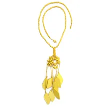 COLLEZIONE ALESSANDRO Lange Kette Nanni " in gelb | Gr.: onesize,