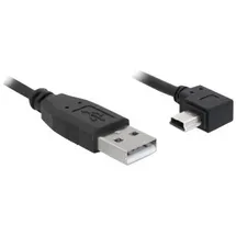 DeLock USB-A auf Mini-USB 3 m Schwarz