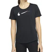Nike Df Swsh T-Shirt Black/White S