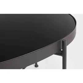BIZZOTTO Beistelltisch Inesh Silber Aluminium 121 x 63 x 31 cm