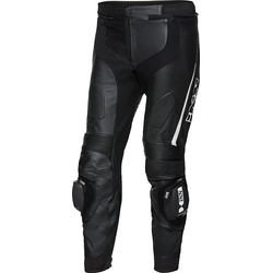 IXS X-Sport LD RS-1000 Motorrad Lederhose, schwarz-weiss, Größe 34 für Männer