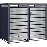 Phoenix Mülltonnenbox GB2213 132 x 116 cm silber