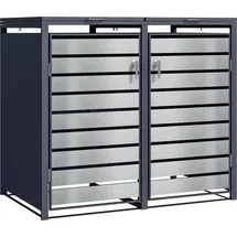 Phoenix Mülltonnenbox GB2213 132 x 116 cm silber