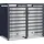 Phoenix Mülltonnenbox GB2213 132 x 116 cm silber