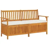vidaXL Truhenbank 148 x 56 x 43 cm Braun