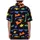 Volcom Arthur Longo Hemd Schwarz/Orange/Hellgrün/Hellblau L