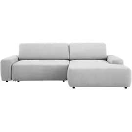 Home Affaire Eckcouch Cord 2-Sitzer Grau