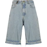 2y studios Joran Open Hem Baggy Shorts Blau 33