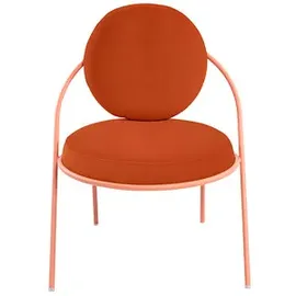 Paperflow meet powered by PAPERFLOW Sessel SATURNE rost rosa Kunstleder, 2 St.