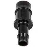 tecuro Schlauchverbinder Ø 11 mm x 15 mm gerade 10 bar schwarz