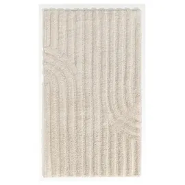CASANOVA Badematte MINORI Cremeweiß 70 x 120 cm
