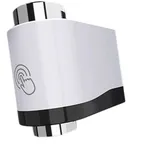 Intelligenter Infrarot-Wasserspar-Wasserhahn-Adapter mit Sensoren an der Unterseite für Badezimmer, Küche, Spüle, IPX6, wasserdicht, Temperaturregelung (schwarz + weiß)