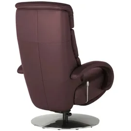 Hukla Relaxsessel Florian Leder 73 x 115 x 91 cm Rot elektrisch