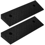 vidaXL Bordsteinrampen 2 Stk. 50x17,5x5 cm Gummi
