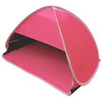 Dsen Tipi-Zelt Tragbar Pop Up Automatisches Strandzelt, Sun Shelter für 1 Personen rosa